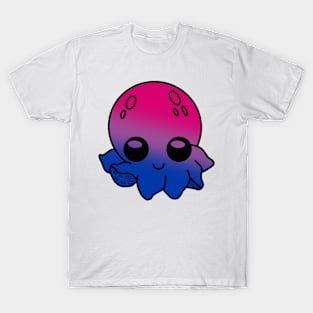 Bisexual Pride Octopus Gradient Flag T-Shirt